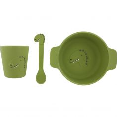 Coffret repas en silicone Mr. Dino (3 pièces) - Trixie