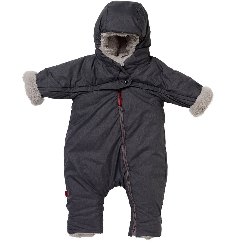 Combinaison pilote T-Zip Tendresse grise foncée (6-12 mois) Red Castle