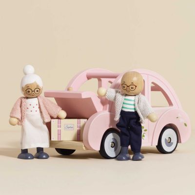 Voiture en bois FSC de sophie pour figurines
