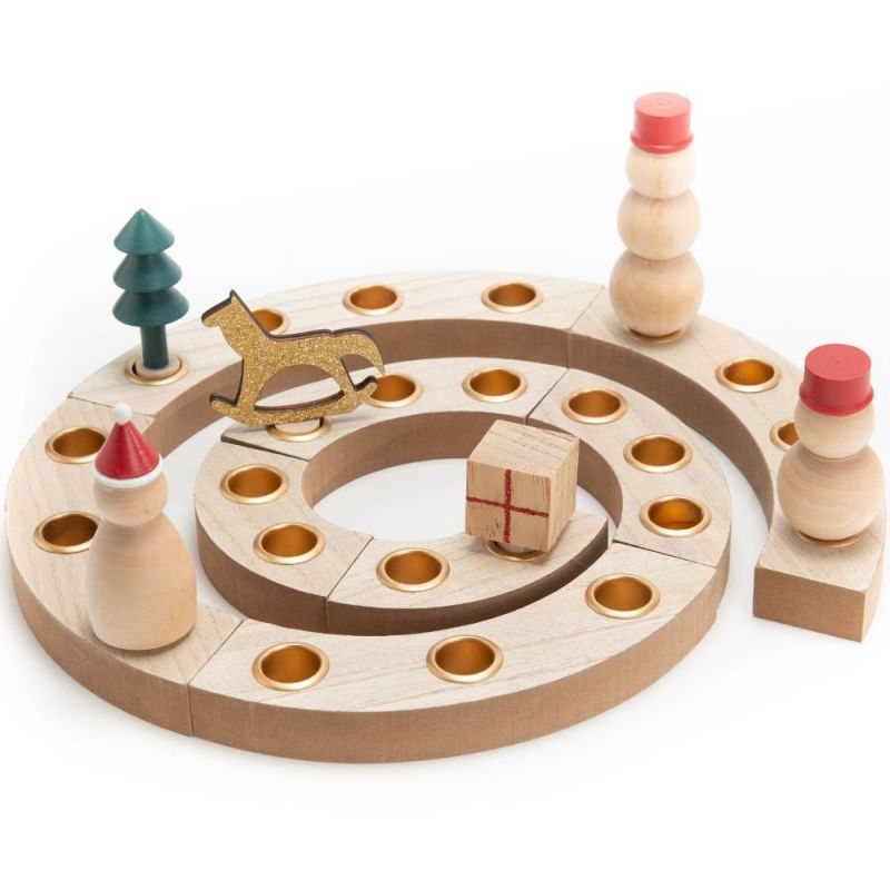 Calendrier de l'Avent réutilisable plateau Amadeus Les Petits