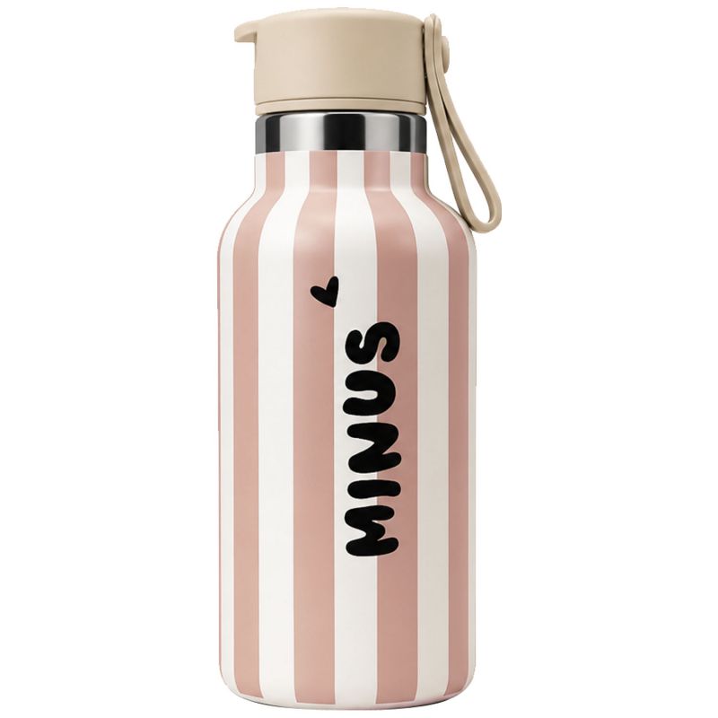 Gourde stripe rose (350 ml) Zakuw Produit 1