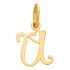 Pendentif initiale U (or jaune 750°) - Berceau magique bijoux