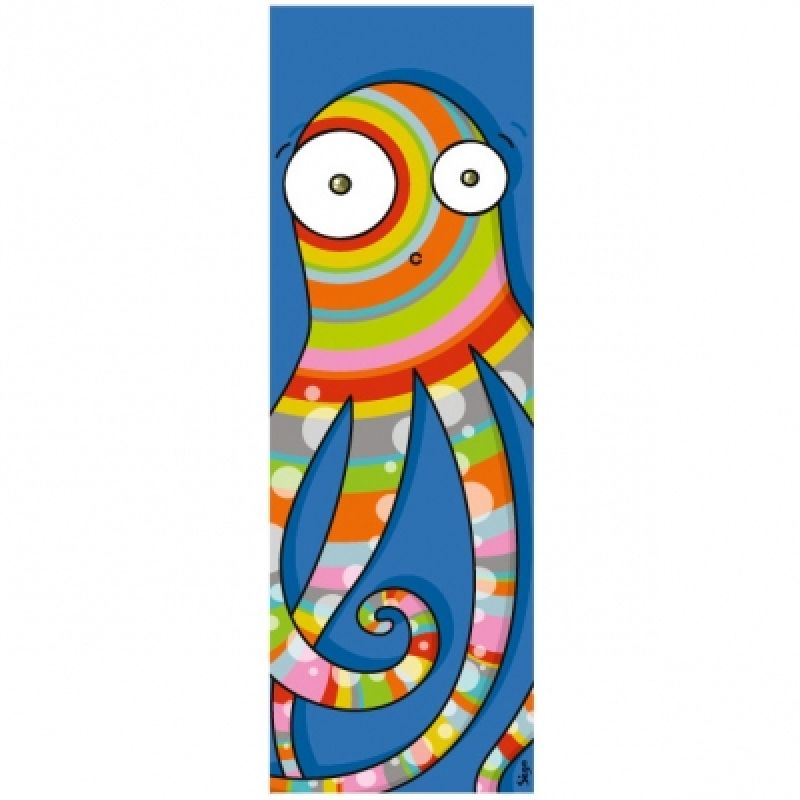 Tableau tête de pieuvre (20 x 60 cm) Série-Golo