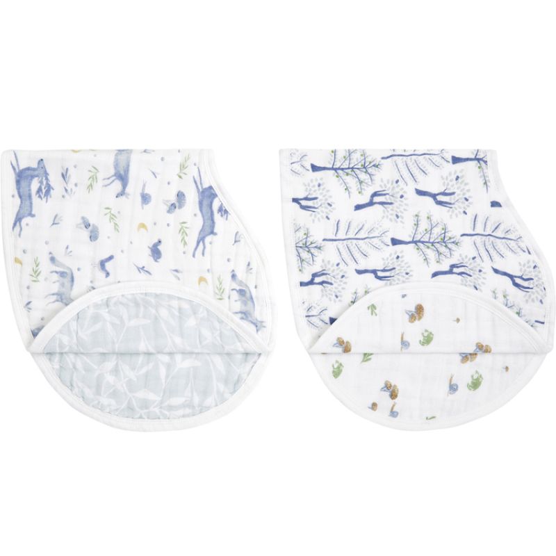 Lot de 2 bavoirs protection d'épaule Burpy bib Outdoors aden + anais