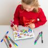 Trousse à colorier lavable et réutilisable Papillons avec 10 feutres Eatsleepdoodle Ambiance 6
