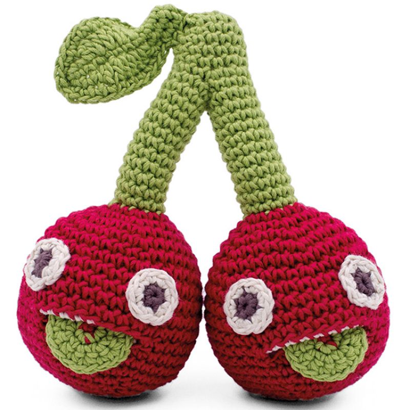 Hochet les Soeurs Cerises (14 cm) MyuM
