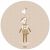 Variation Beige, marron du produit Set de table Faon de la marque Charlie et Suzie