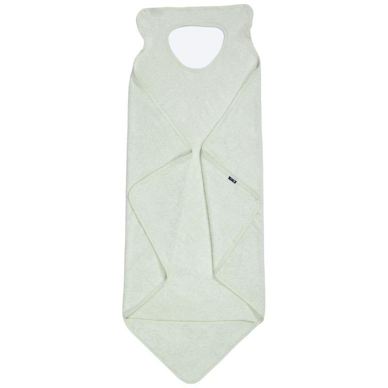 Cape de bain tablier XXL parent et bébé vert d'eau Candide Produit 1