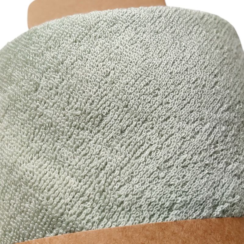 Cape de bain tablier XXL parent et bébé vert d'eau Candide Packaging 4