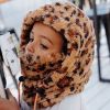 Cagoule polaire Warmy Léopard (6 ans et +) Hello Hossy Ambiance 5