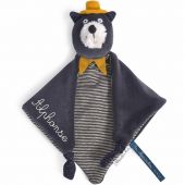 Doudou chat Alphonse Les Moustaches (personnalisable)