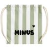 Sac à ficelles enfant rayures vert Zakuw Produit 1