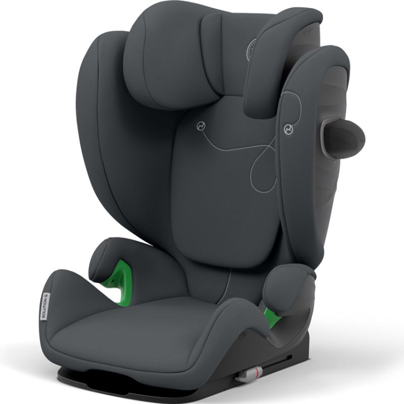 Siège auto réhausseur groupe 2-3 Solution G i-Fix Granite Black (Gold) Cybex