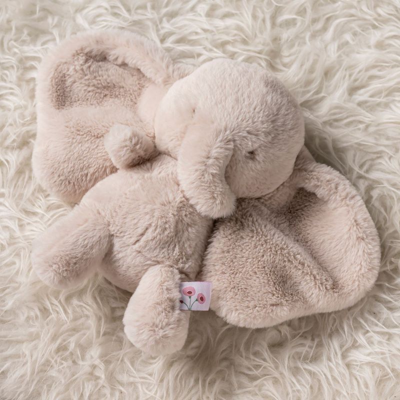 Peluche Fanfan l'éléphant Sable (28 cm) Nattou Ambiance 6