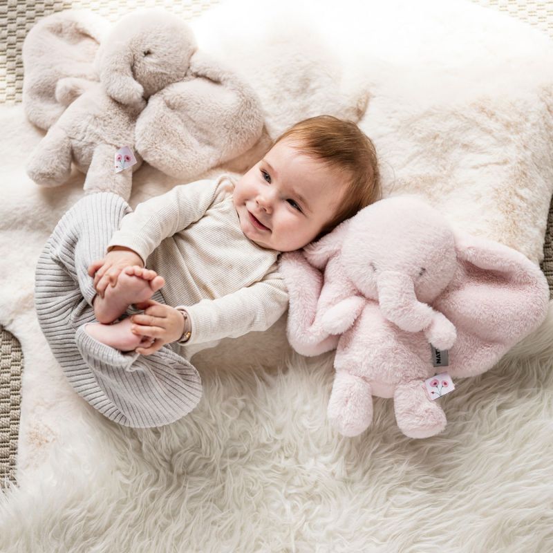 Peluche Fanfan l'éléphant Sable (28 cm) Nattou Ambiance 7