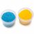 Variation Bleu, jaune du produit Coffret Suri 2 pots bleu + jaune pâte à modeler naturelle et vegan de la marque Neogrün