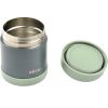 Thermos alimentaire en Inox minéral gris et vert sauge (300 ml) Béaba Produit ouvert 4
