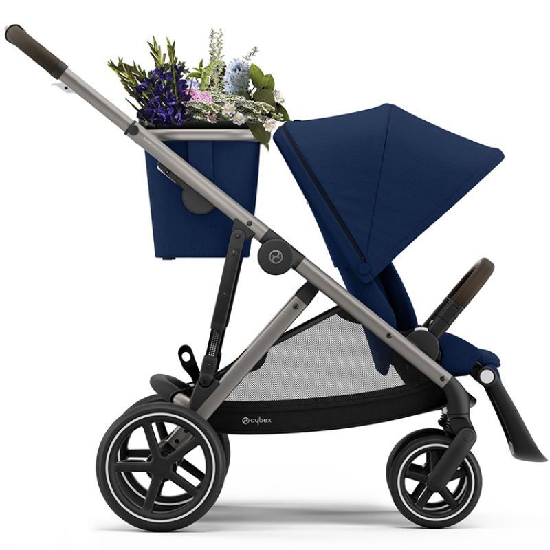 Poussette citadine Gazelle S Navy Blue (châssis bronze) Cybex