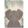 Tapis rectangulaire éléphant Junko (120 x 170 cm) - Nattiot