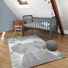 Tapis rectangulaire éléphant Junko (120 x 170 cm)