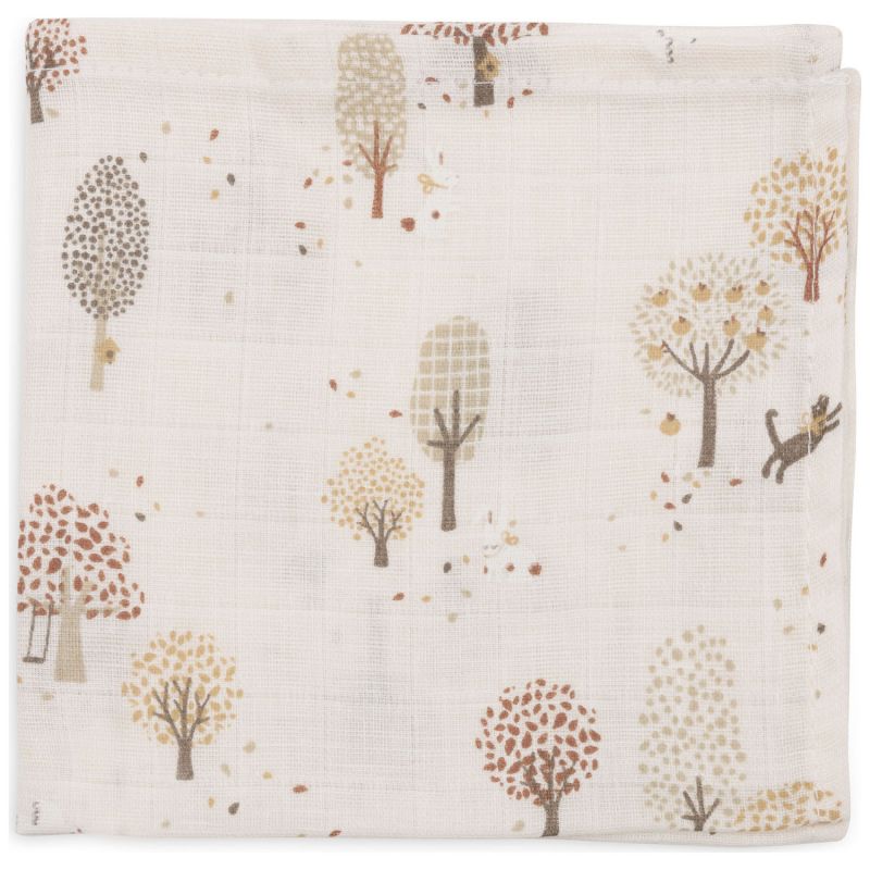 Lot de 3 mini langes en gaze de coton Tiny Park (31 x 31 cm) Jollein Produit 3