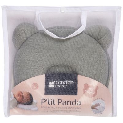 Coussin cale tête P'tit Panda kaki