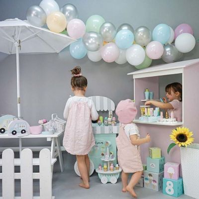 Boutique de crèmes glacées en bois