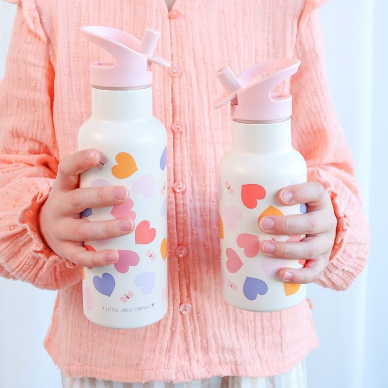 Gourde isotherme Cœurs (350 ml) A Little Lovely Company Ambiance 2