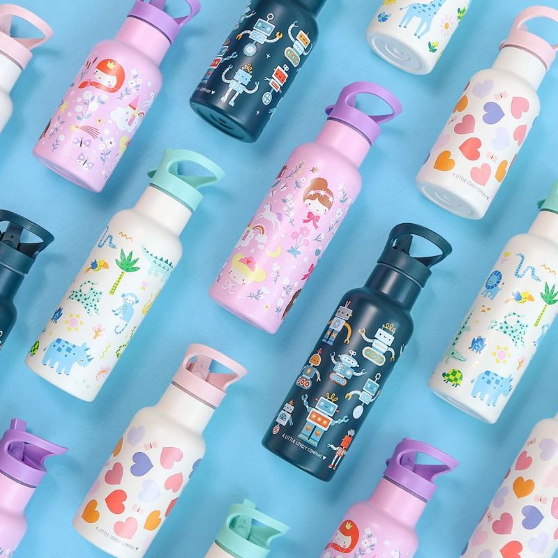 Gourde isotherme Cœurs (350 ml) A Little Lovely Company Ambiance 7