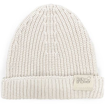 Bonnet de naissance Ivory (1-3 mois) Babyshower
