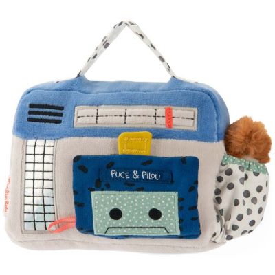 Radio cassette musical Puce & Pilou (22 cm)  par Moulin Roty