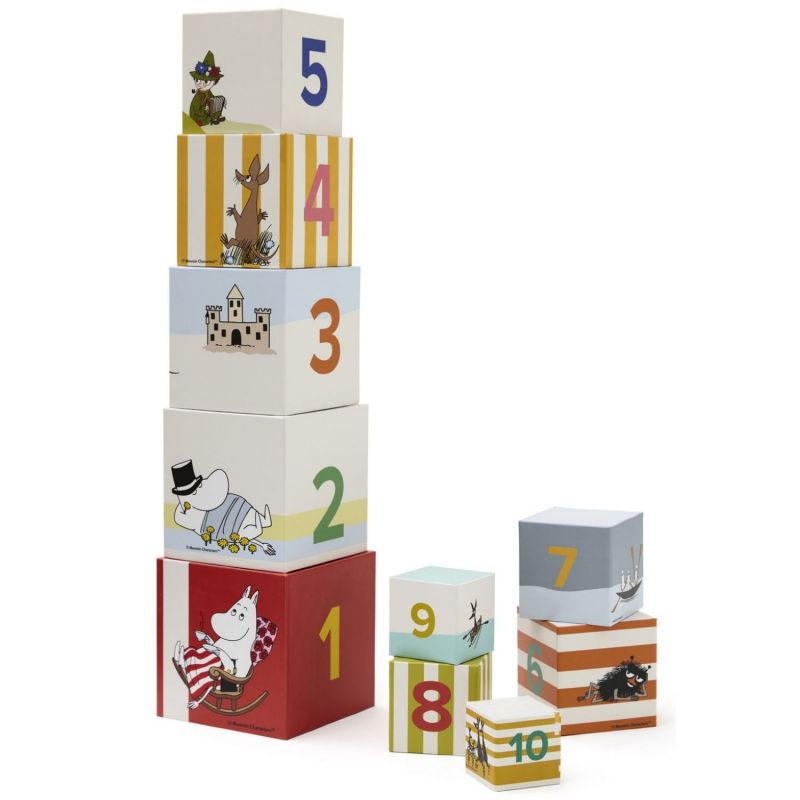 Cubes à empiler Moomin (10 pièces) Kid's Concept Produit 1