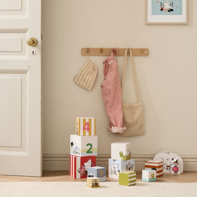 Cubes à empiler Moomin (10 pièces) Kid's Concept Ambiance 4