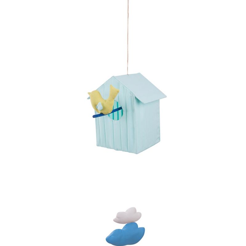 Cabane volante bleu clair (50 cm) L'oiseau bateau