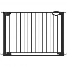 Barrière de sécurité Easylock Flatstep Noire (111 à 118 cm) - Geuther