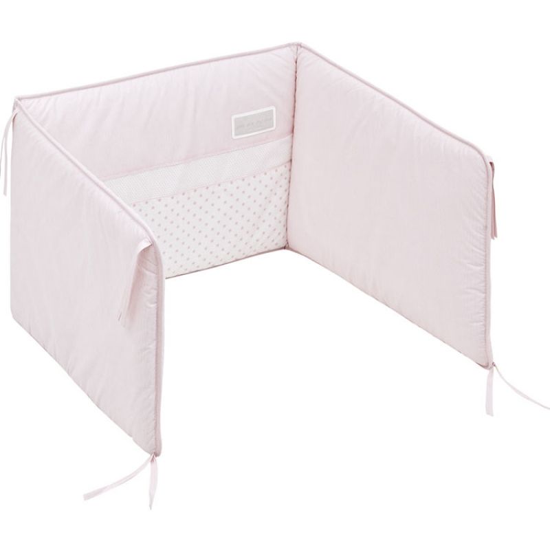 Tour de lit Star Rosa (pour lit 60 x 120 cm ou 70 x 140 cm) Cambrass