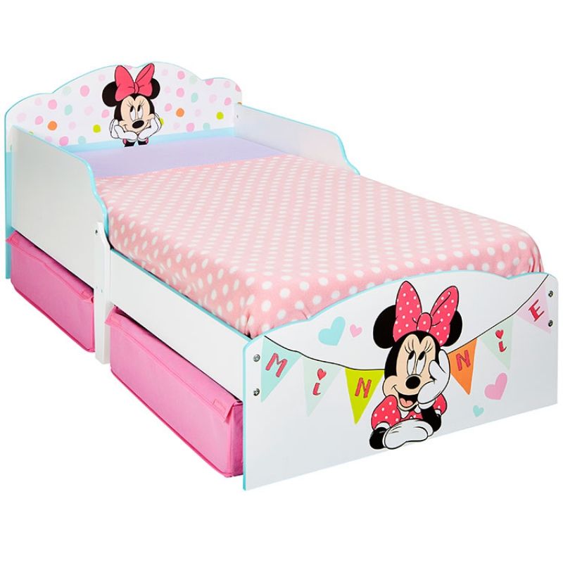 Lit enfant avec rangements Disney Minnie (70 x 140 cm) HelloHome