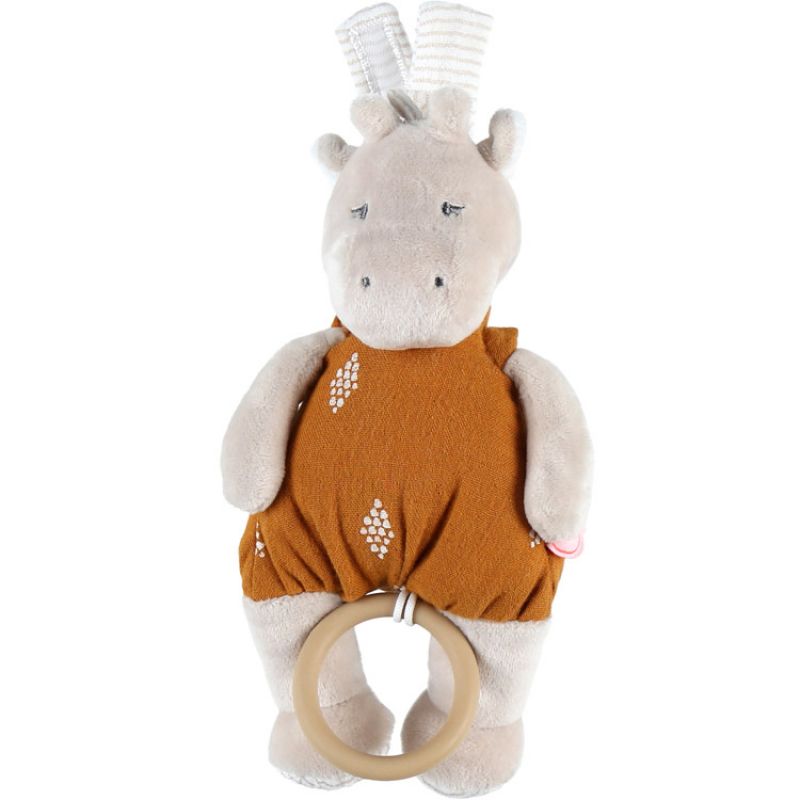 Peluche musicale à suspendre Tiga la girafe (23 cm) Noukie's