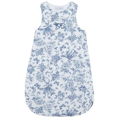 Gigoteuse Toile de Jouy bleu (3-9 mois)