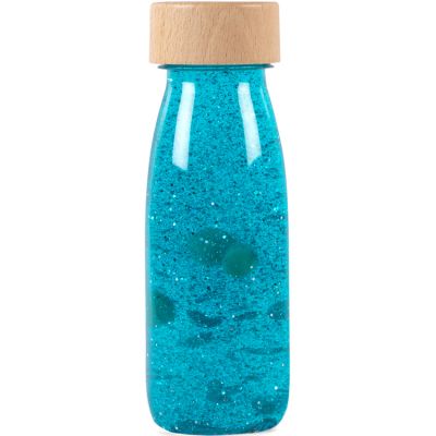 Bouteille sensorielle Float Turquoise  par Petit Boum
