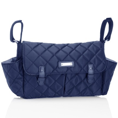 Sac de poussette matelassé bleu Storksak