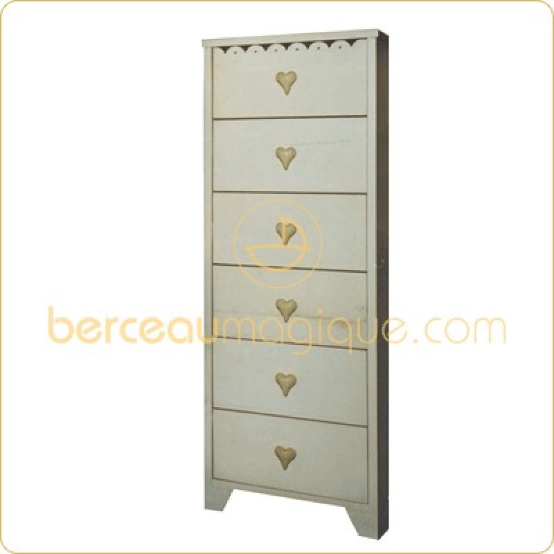 Chiffonnier coeur Angel des montagnes (19 coloris) Mathy by bols