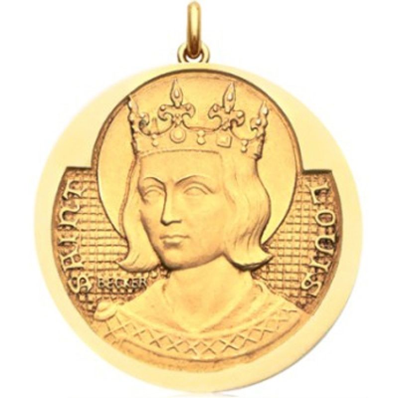 Médaille Saint Louis (or jaune 750°) Becker