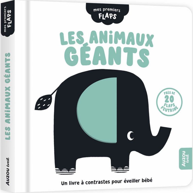 Livre Mes premiers flaps Les animaux géants - Reconditionné Auzou Editions