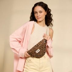 Sac banane Olivia Léopard Cannelle