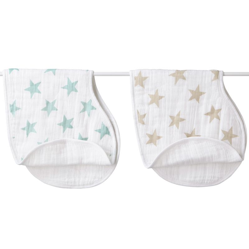 Lot de 2 bavoirs protection d'épaules étoiles Stardust aden + anais