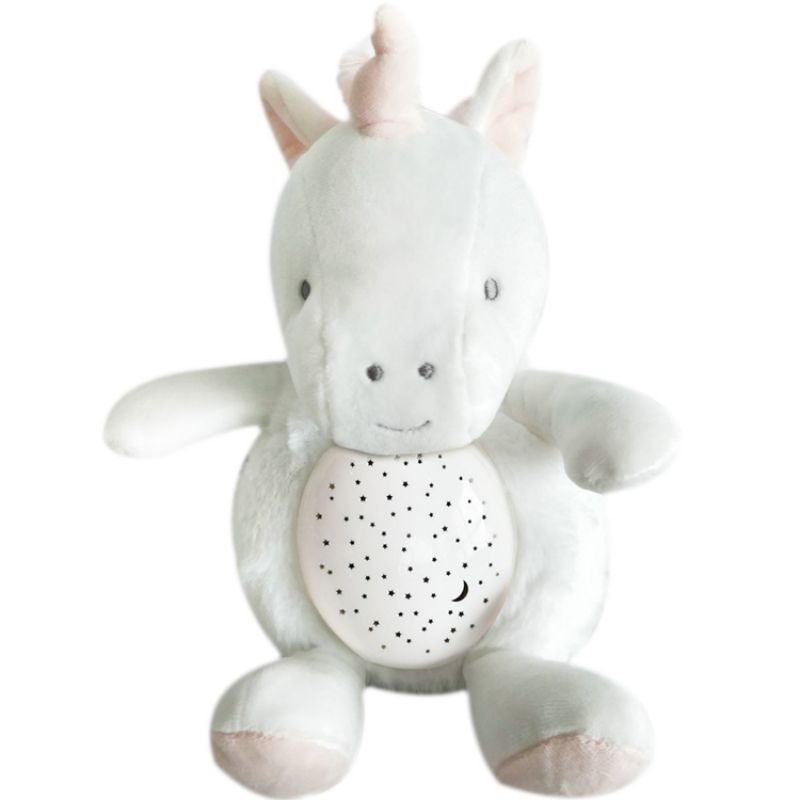 Veilleuse musicale peluche licorne (20 cm) Doudou et Compagnie