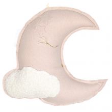 Mobile lune rose poudré Louis  par Cotton&Sweets