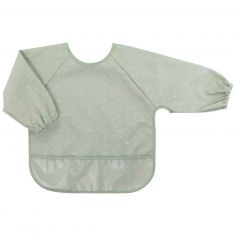 Bavoir plastifié Vert Olive Grafic - Trois Kilos Sept