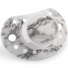 Sucette physiologique Marble Grey (3 mois et +)  par Elodie Details